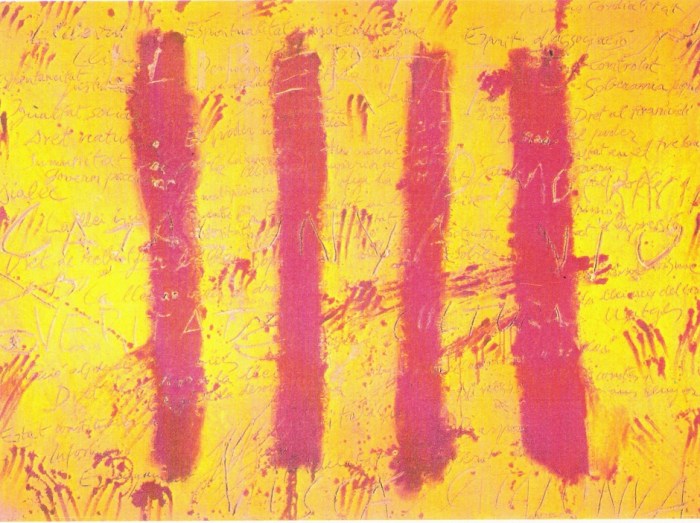 TAPIES L'esprit catalan 1971