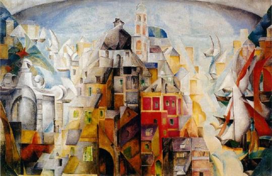 Paysage synthétique de la ville de Dieppe