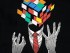homme rubik cube